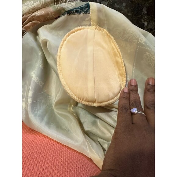 Vintage East West All Over Patchwork  Silk Bomber Jacket Full Zip Lightweight - Picture 5 of 11